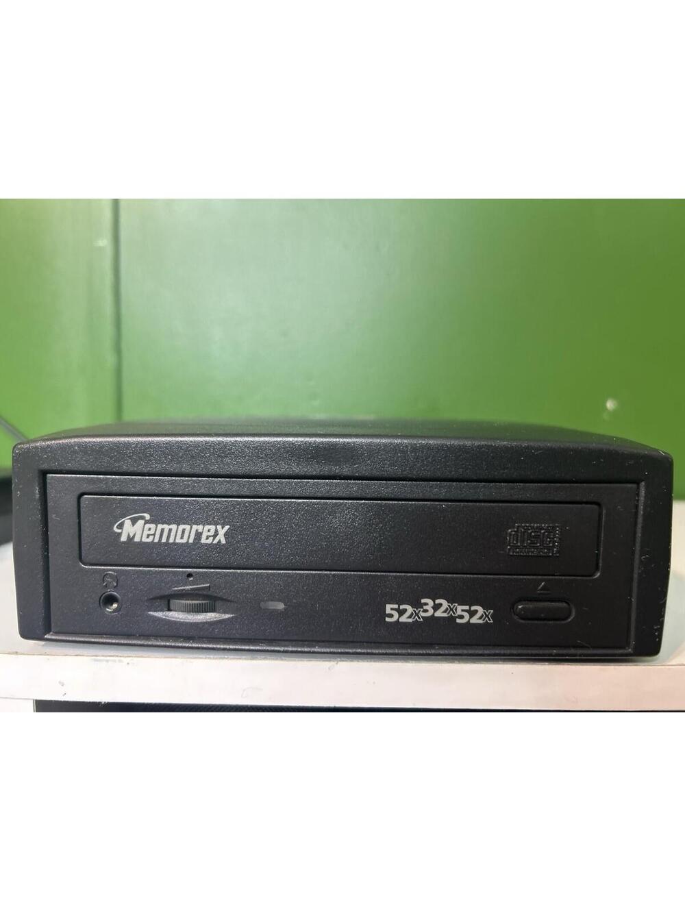 Memorex MRX523252AJEL-1 External CD-RW Drive 52x32x52 USB w/ Power Adapter